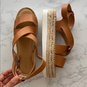 NWT Soludos Olympia Platform Espadrille Sandals